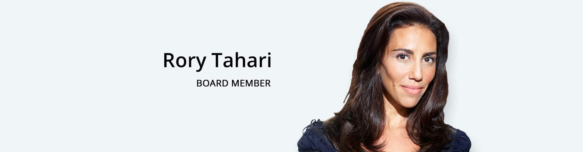 Rory Tahari-Board Member